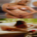 Nude woman archer